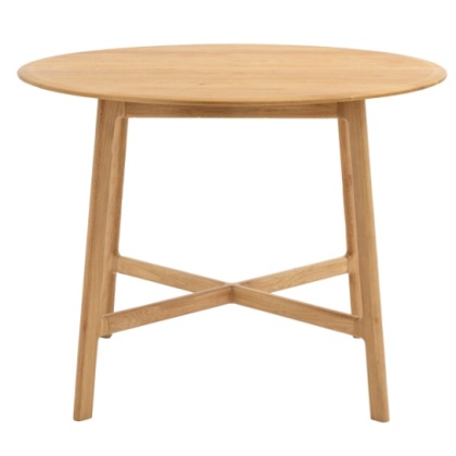 Gallery Direct Madrid Round Dining Table Oak Gallery Direct Madrid Round Dining Table Oak