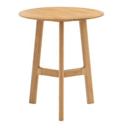 Gallery Direct Madrid Round Side Table Oak Gallery Direct Madrid Round Side Table Oak