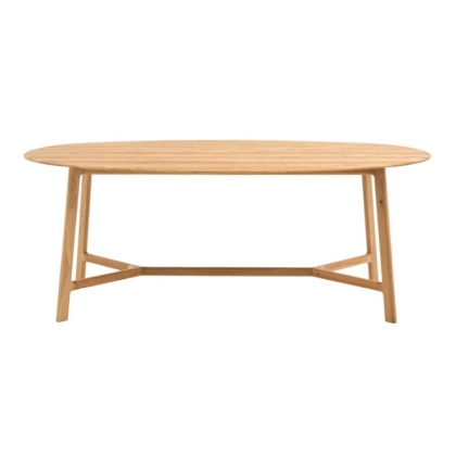 Gallery Direct Madrid Oval Dining Table Oak Gallery Direct Madrid Oval Dining Table Oak