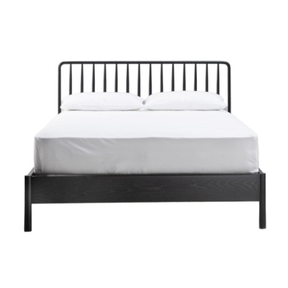 Gallery Direct Wycombe Spindle Double Bed Black Gallery Direct Wycombe Spindle Double Bed Black