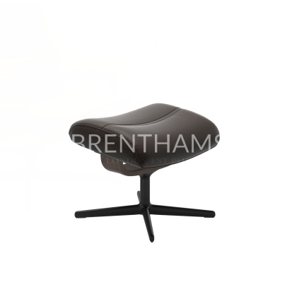 Stressless Philip Footstool with Cross Base Stressless Philip Footstool with Cross Base