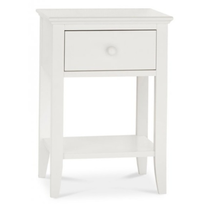 Bentley Designs Ashby White 1 Drawer Nightstand Bentley Designs Ashby White 1 Drawer Nightstand