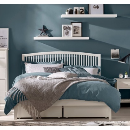 Bentley Designs Ashby White 4'6 Double Bedstead Bentley Designs Ashby White 4'6 Double Bedstead