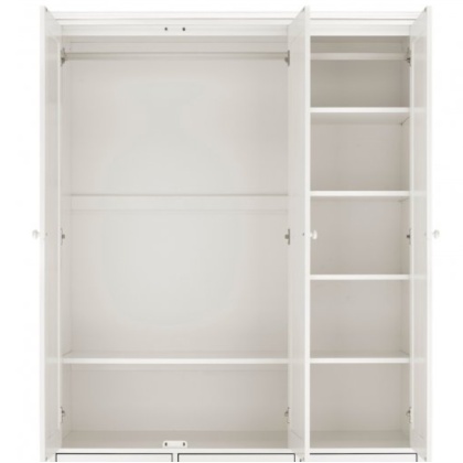 Bentley Designs Ashby White Triple Wardrobe Bentley Designs Ashby White Triple Wardrobe