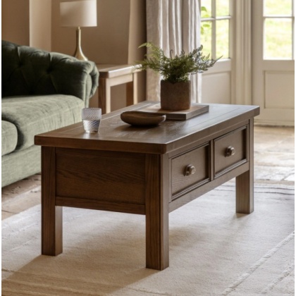 Gallery Direct Hardwick 2 Drawer Coffee Table Gallery Direct Hardwick 2 Drawer Coffee Table
