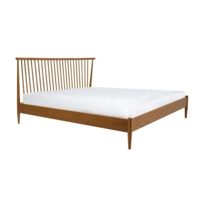 Ercol Salina 2100 Double Spindle Headboard Bed Ercol Salina 2100 Double Spindle Headboard Bed