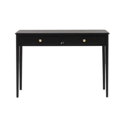 Gallery Direct Acton 2 Drawer Console Black Gallery Direct Acton 2 Drawer Console Black