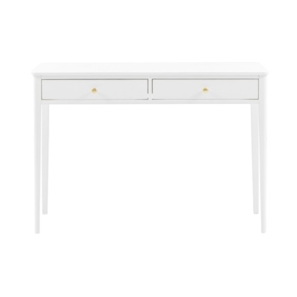 Gallery Direct Acton 2 Drawer Console White Gallery Direct Acton 2 Drawer Console White