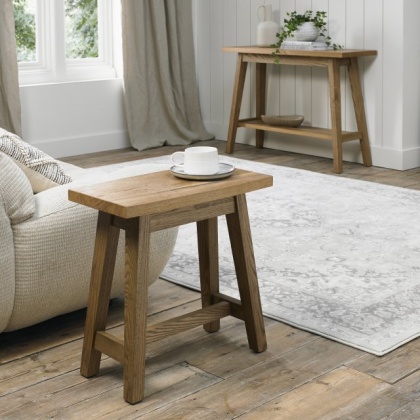 Bentley Designs Camden Rustic Oak Side Table Bentley Designs Camden Rustic Oak Side Table