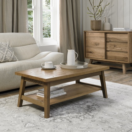 Bentley Designs Camden Rustic Oak Coffee Table Bentley Designs Camden Rustic Oak Coffee Table