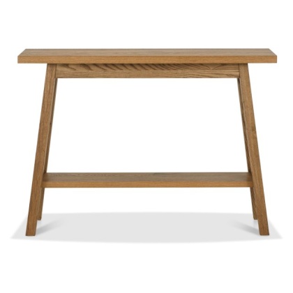 Bentley Designs Camden Rustic Oak Console Table With Shelf Bentley Designs Camden Rustic Oak Console Table With Shelf