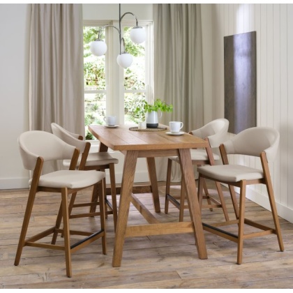 Bentley Designs Camden Rustic Oak Bar Table Bentley Designs Camden Rustic Oak Bar Table