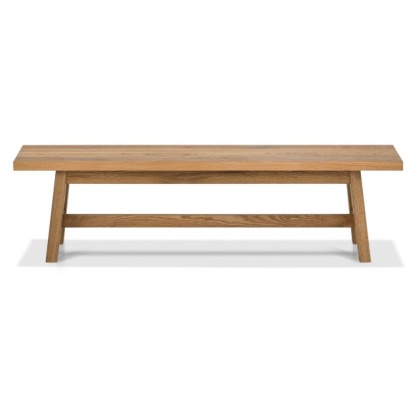 Bentley Designs Camden Rustic Oak Small Bench Bentley Designs Camden Rustic Oak Small Bench