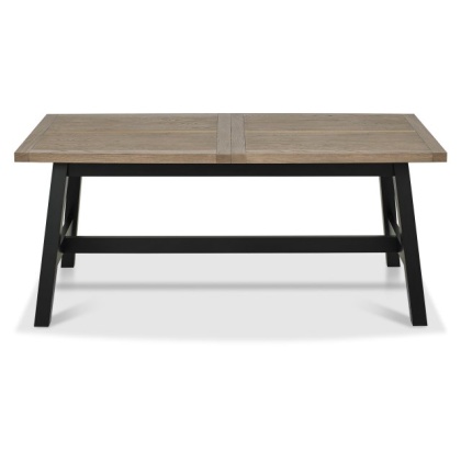 Bentley Designs Camden Weathered Oak & Peppercorn 4 - 6 Seater Dining Table Bentley Designs Camden Weathered Oak & Peppercorn 4 - 6 Seater Dining Table