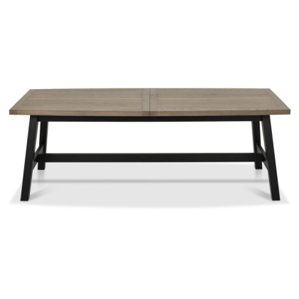 Bentley Designs Camden Weathered Oak & Peppercorn 6 - 8 Seater Dining Table Bentley Designs Camden Weathered Oak & Peppercorn 6 - 8 Seater Dining Table