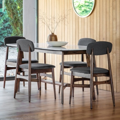 Gallery Barcelona Dining Table + 4 Chairs Gallery Barcelona Dining Table + 4 Chairs