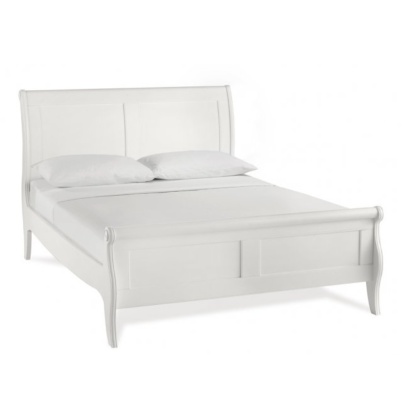 Bentley Designs Chantilly White Panel Double Bed Frame 135cm Bentley Designs Chantilly White Panel Double Bed Frame 135cm