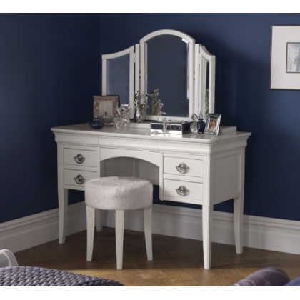 Bentley Designs Chantilly White Gallery Mirror Bentley Designs Chantilly White Gallery Mirror