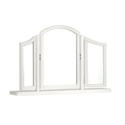 Bentley Designs Chantilly White Gallery Mirror Bentley Designs Chantilly White Gallery Mirror