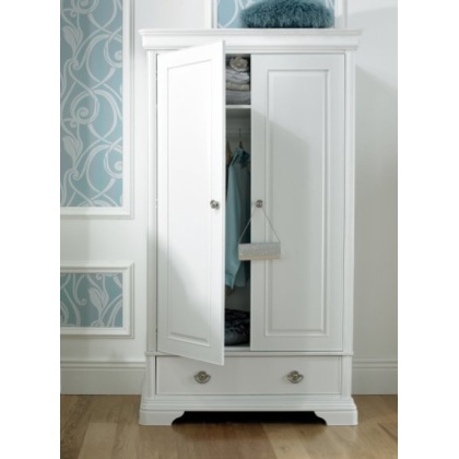 Bentley Designs Chantilly White Double Wardrobe Bentley Designs Chantilly White Double Wardrobe