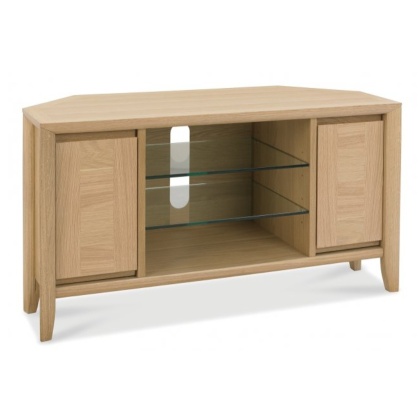 Bentley Designs Bergen Oak Corner Media Unit Bentley Designs Bergen Oak Corner Media Unit