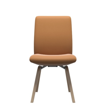 Stressless Laurel Large Low Back Dining Chair D200 Batick Caramel - Quick Ship Stressless Laurel Large Low Back Dining Chair D200 Batick Caramel - Quick Ship