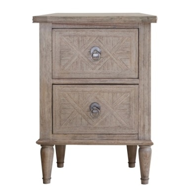 Gallery Gallery Mustique 2 Drawer Bedside Table