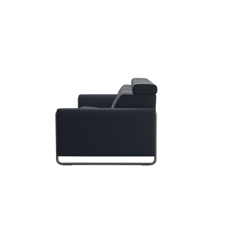 Stressless Emily Powered Left & Right 3 Seater Sofa With Steel Legs ...