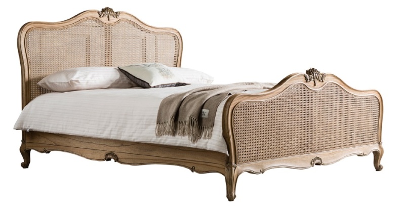 Gallery Gallery Chic 5' Kingsize Cane Bed Weathered