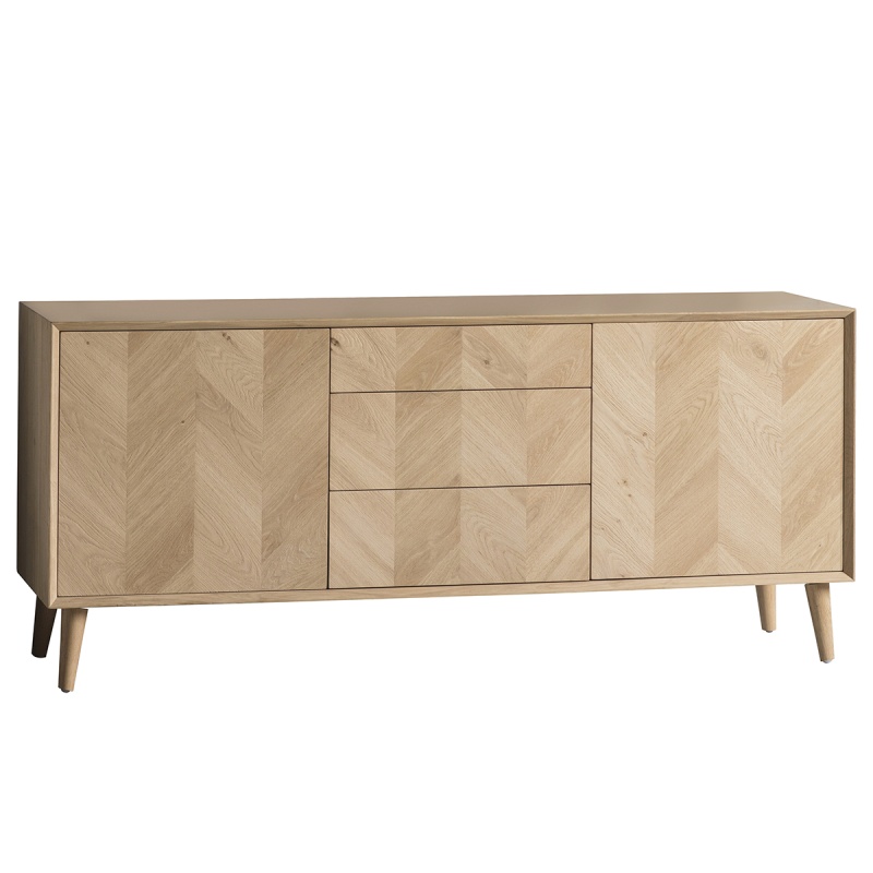 Gallery Gallery Milano 2 Door 3 Drawer Sideboard