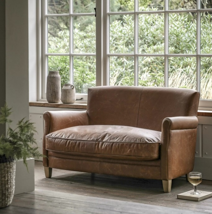 Gallery Gallery Mr. Paddington Sofa Vintage Brown Leather