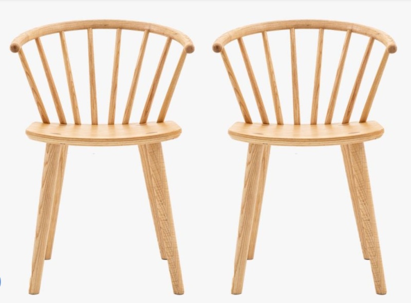 Gallery Direct Gallery Direct Craft Dining Chair Natural (PAIR)