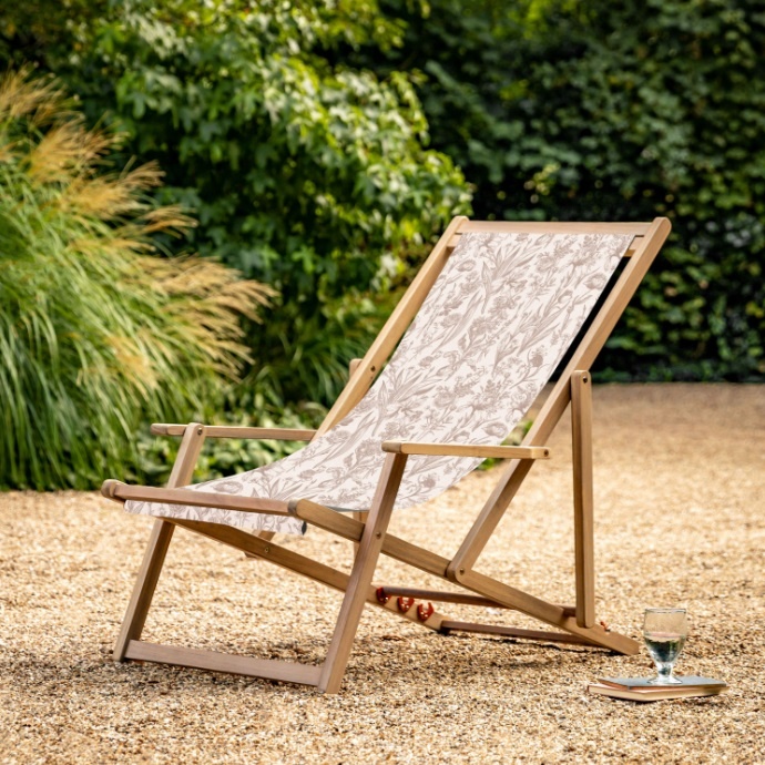 Gallery Brentham Deck Chair Clay Flora