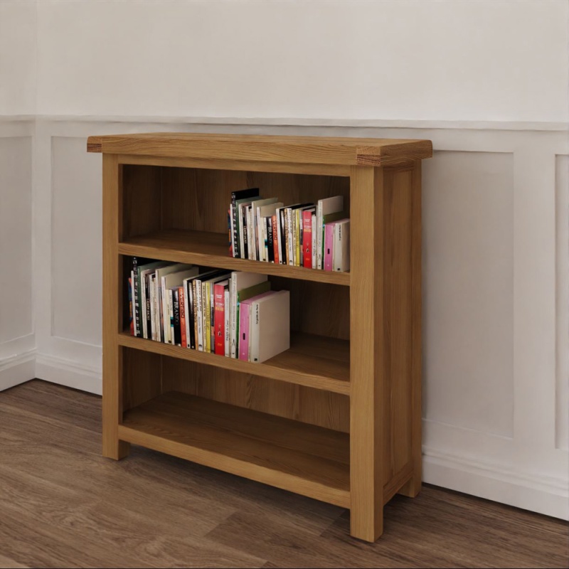 Brenthams Simplicity Woodfield Oak Small Bookcase