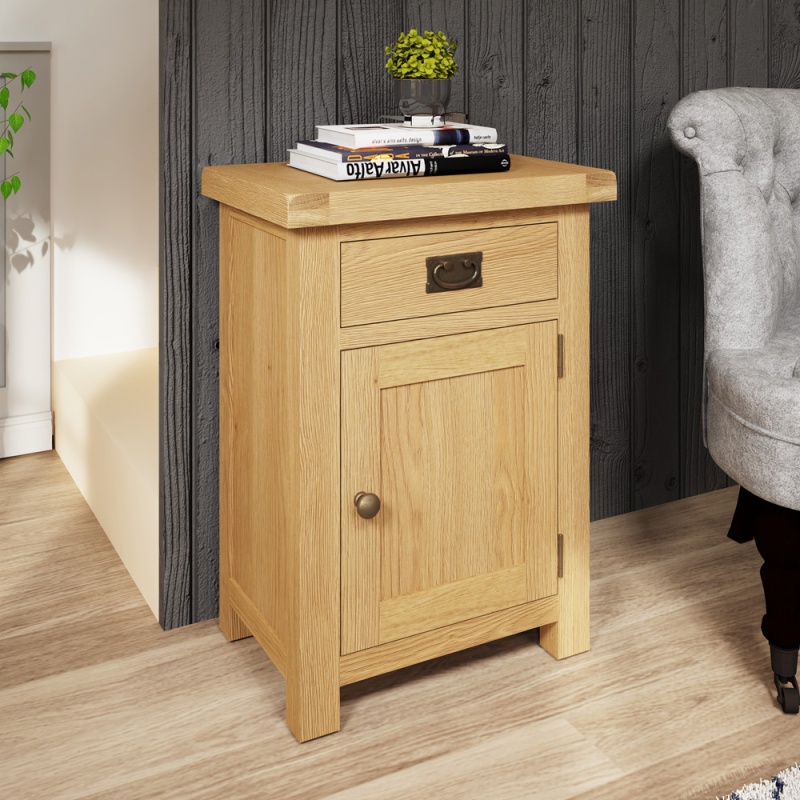 Brenthams Simplicity Woodfield Oak Small Cupboard