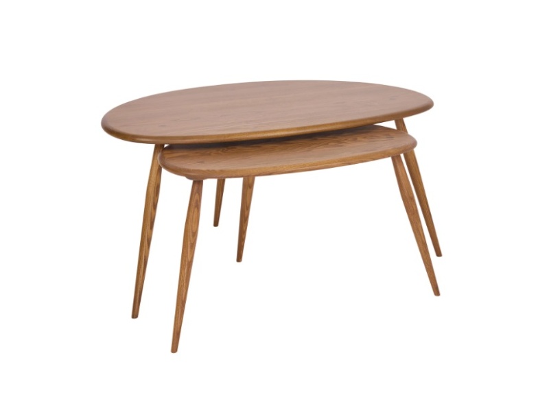 Ercol Ercol Collection 7356G Pebble Coffee Table Nest