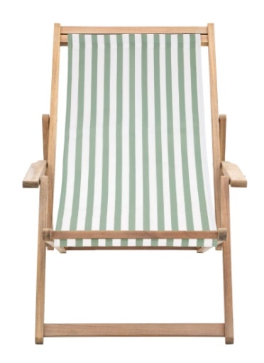 Gallery Brentham Deck Chair Verde Stripe