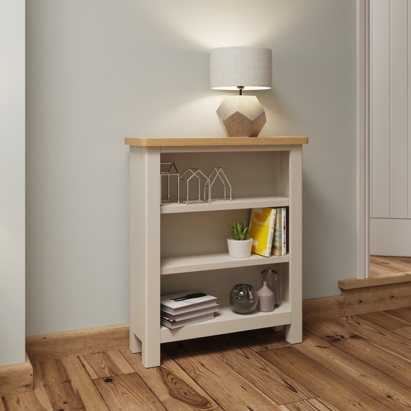 Brenthams Simplicity Ludlow Small Wide Bookcase