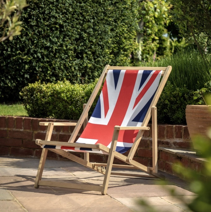 Gallery Brentham Union Jack Deck Chair