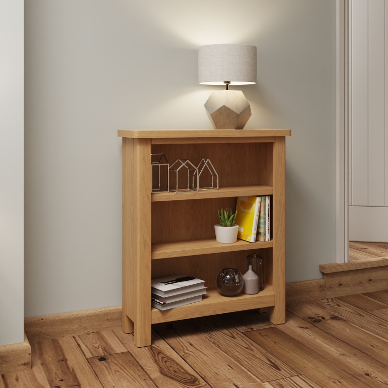 Brenthams Simplicity Lynwood Small Wide Bookcase