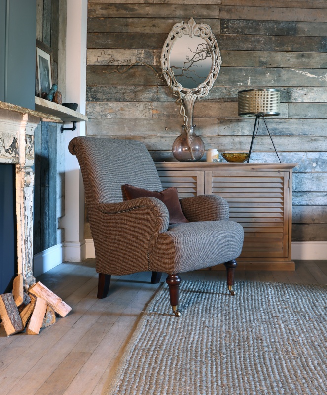 Tetrad Tetrad Harris Tweed Kenmure Chair - All Tweed