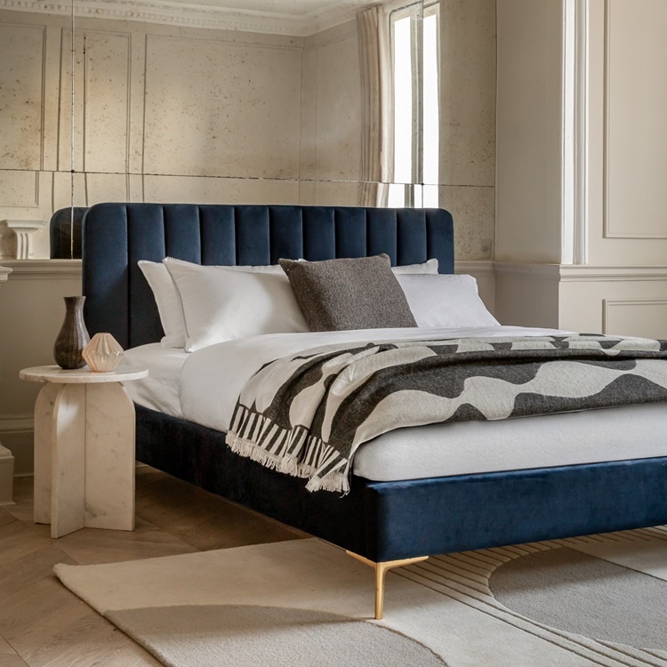 Gallery Kensington Double Bed Indigo