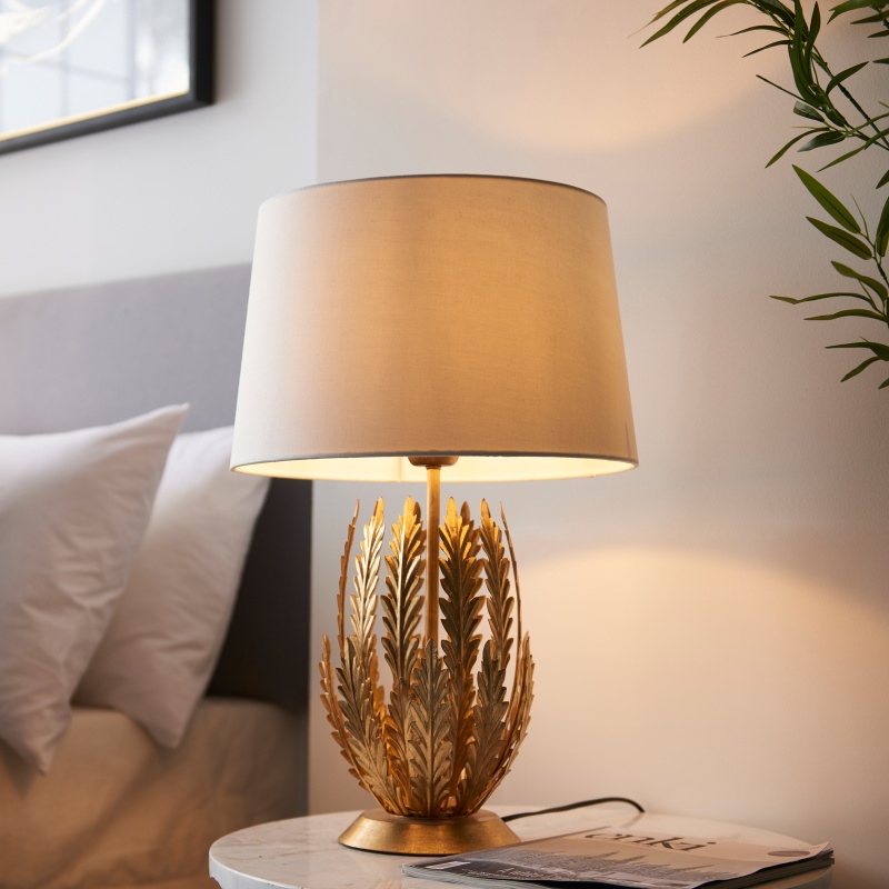 Gallery Delphine Table Lamp - Gold Leaf