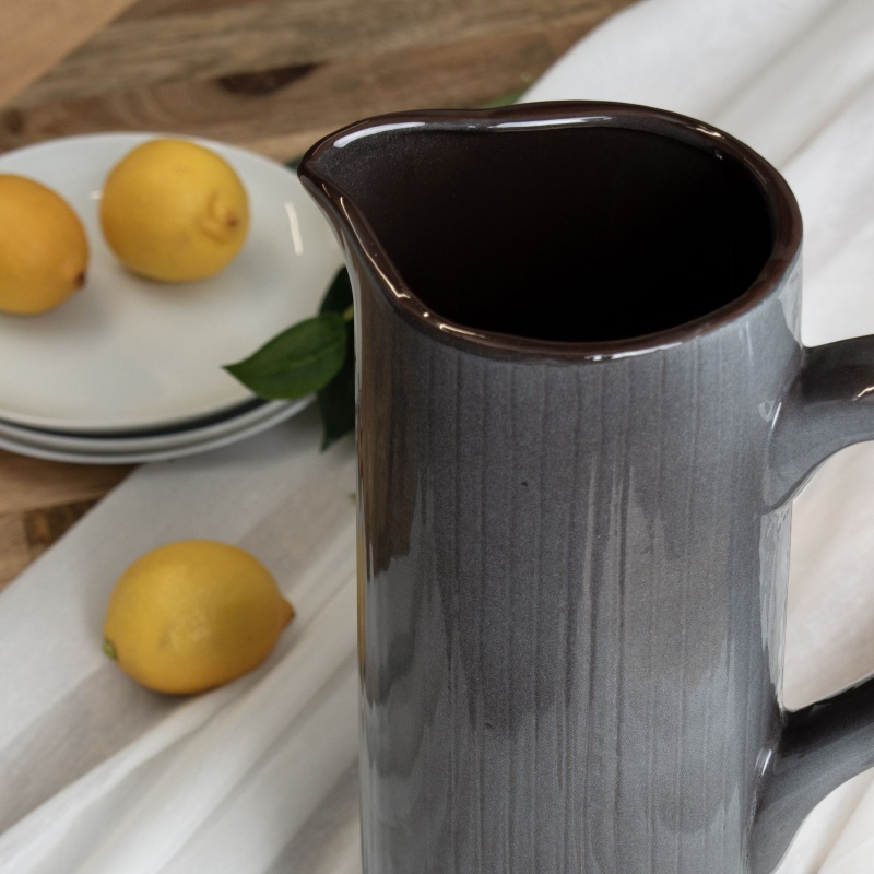 Hill Interiors Hill Interiors Grey Ceramic Display Jug