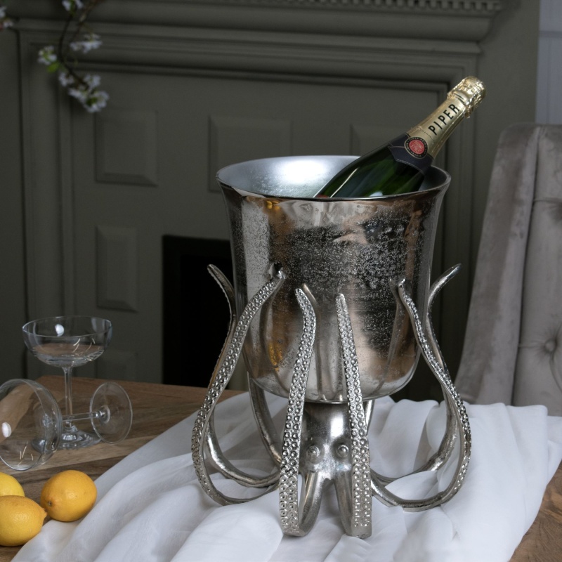 Hill Interiors Hill Interiors Large Octopus Champagne Bucket