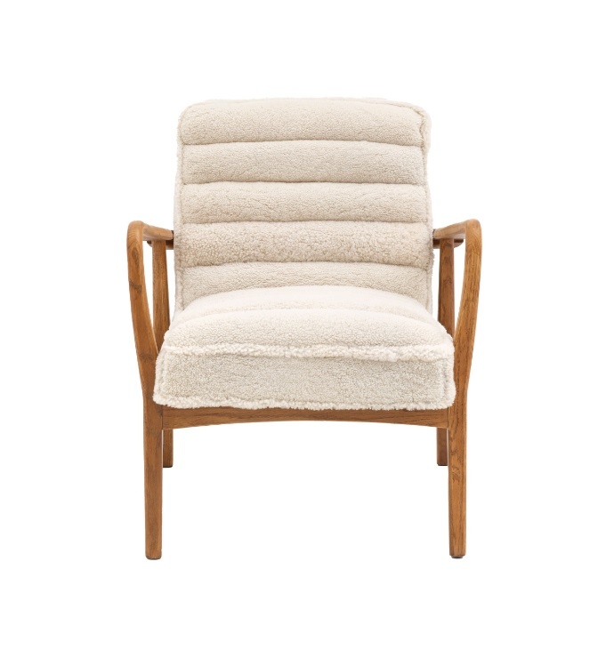 Gallery Direct Datsun Chair Cream Sheepskin main thumbnail image