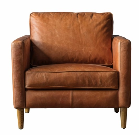 Gallery Gallery Osborne Armchair Vintage Brown Leather