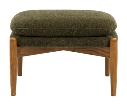 Gallery Gallery Datsun Footstool Green Boucle