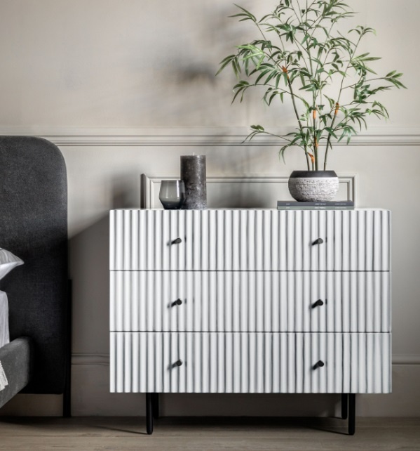 Gallery Gallery Buckhurst 3 Drawer Chest White