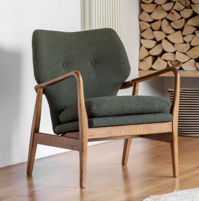 Gallery Gallery Jensen Armchair Green